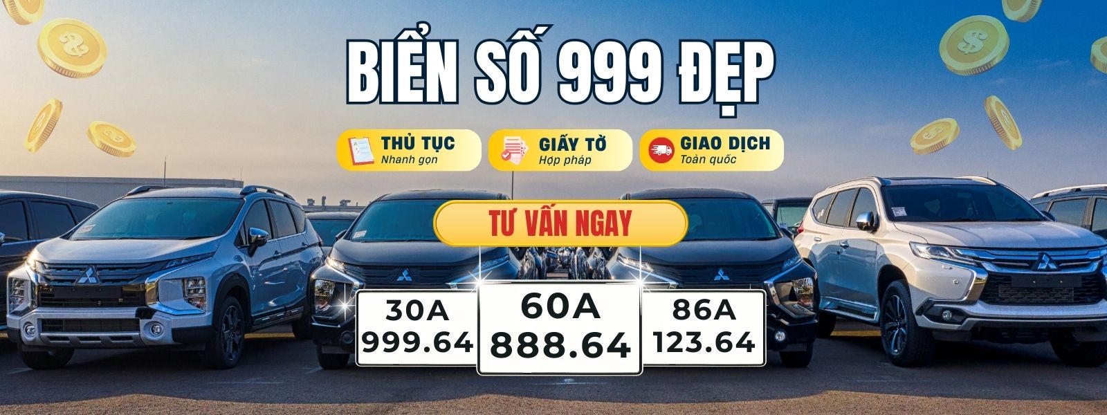 Mua biển số tam hoa 999 uy tín tại IKN