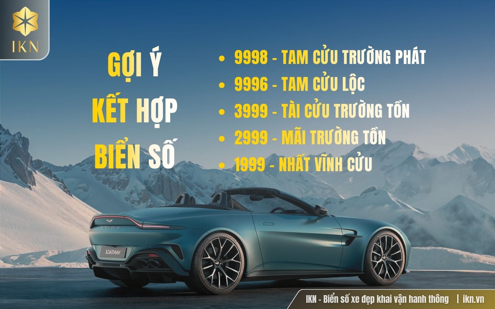 Ý nghĩa biển số xe 999 khi kết hợp với số khác