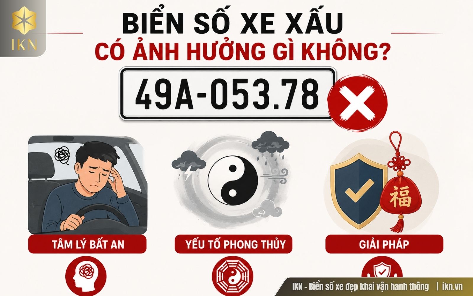 Biển số xe xấu có thể ảnh hưởng đến tâm lý chủ xe, cảm giác thiếu tự tin khi sử dụng và làm giảm giá trị khi mua bán, sang nhượng xe