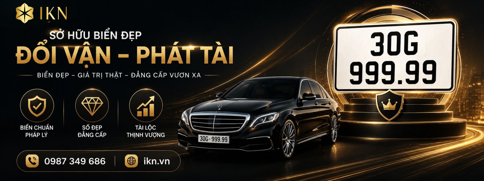 Săn biển số đẹp, hợp phong thủy tại IKN