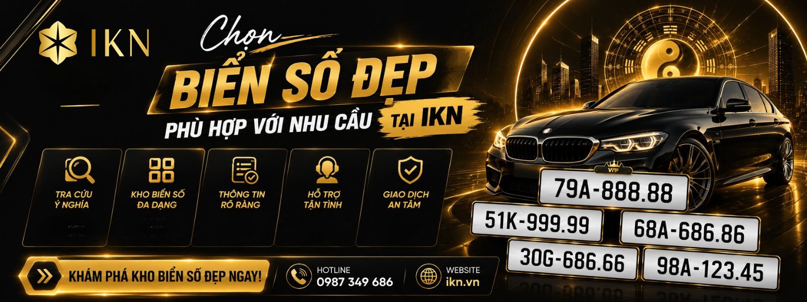 Liên hệ IKN tư vấn chọn mua biển số đẹp