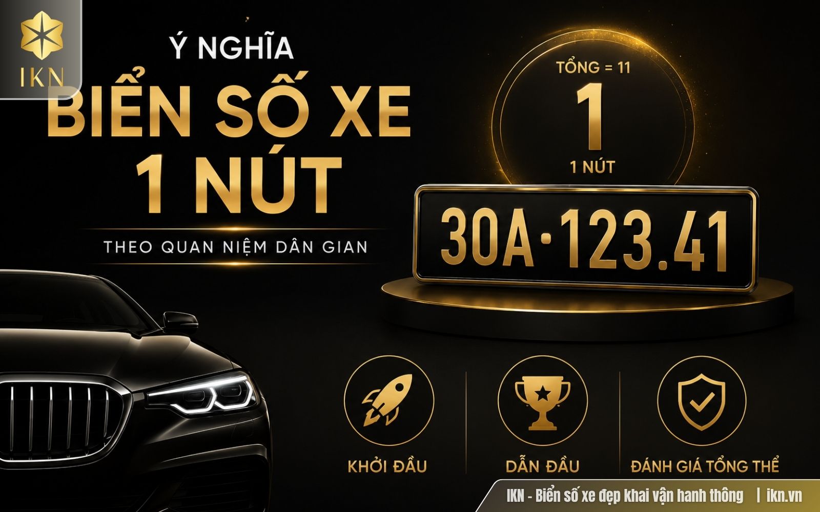 Ý nghĩa biển số xe 1 nút cần được hiểu cân bằng giữa quan niệm dân gian và góc nhìn thực tế